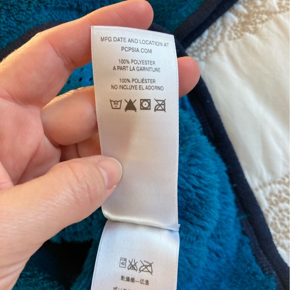 Peacock blue Patagonia re-tool pullover jacket size M EUC - Picture 2 of 9